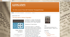 Desktop Screenshot of katekomen.gpts.edu